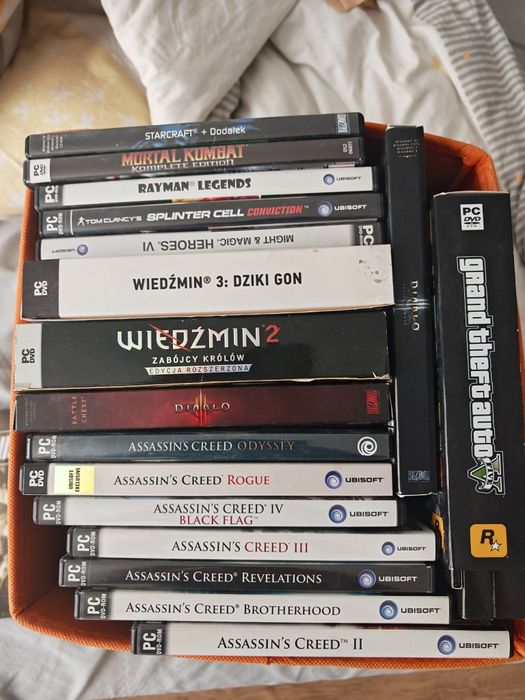 Gry  PC i parę sztuk filmów