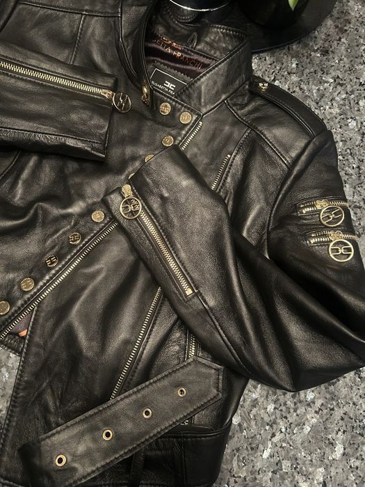 Kurtka skóra Elisabetta Franchi r.M