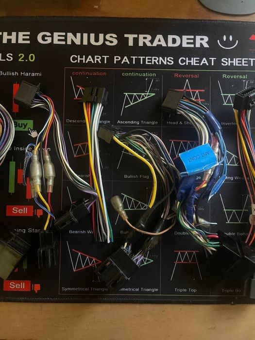 Разъемы ISO Евро фишки для подключения магнитол Pioneer, Kenwood, JVC