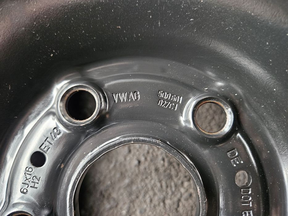 Felgi Stalowe Vw Audi Seat Skoda 16 Cali 5x112 6J16 6.5J16 ET Od 41-50
