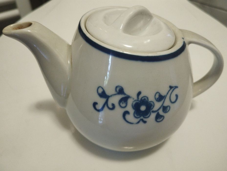 Imbryk/czajniczek porcelana PRL Lubiana