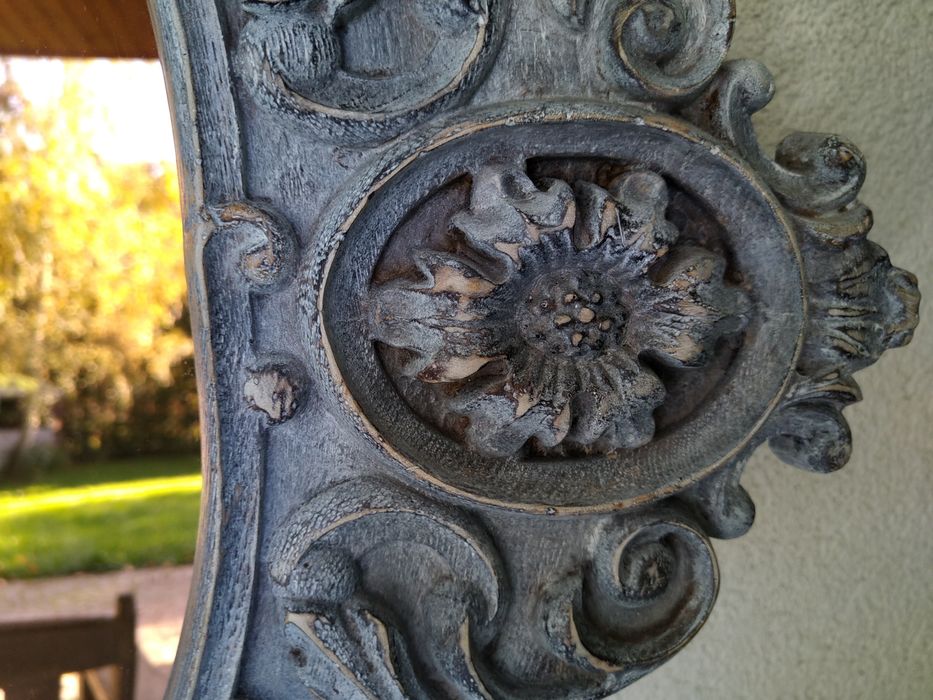 Stare lustro - pięknie rzeźbione, perełka vintage