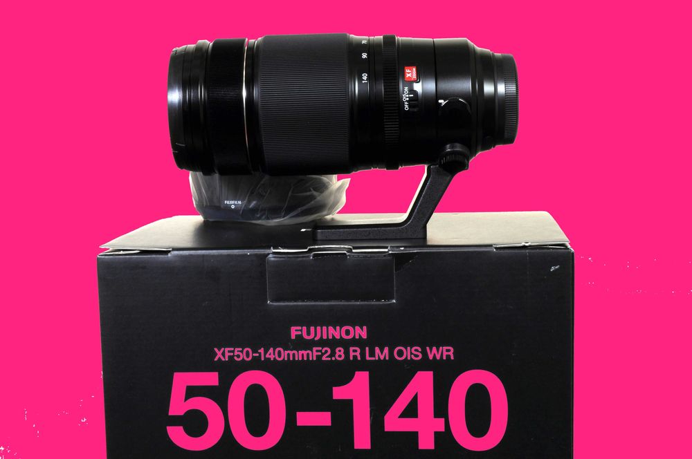Fuji XF 50x140 WR F: 2.8 + XF 18mm F: 1.4 como NOVO. Caixa, Acessórios