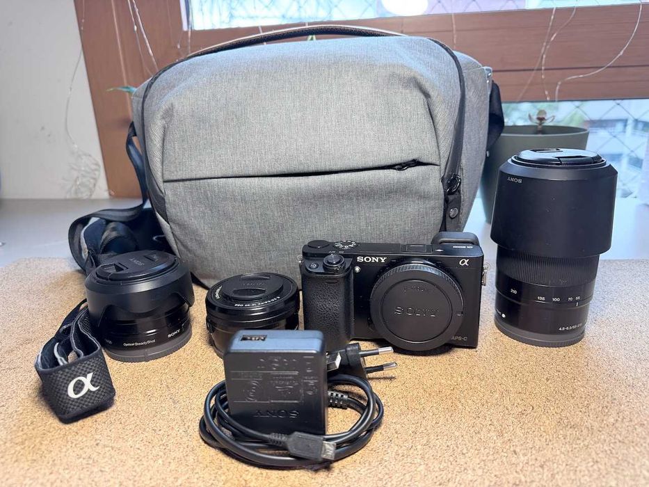 Sony a6000 com objectivas