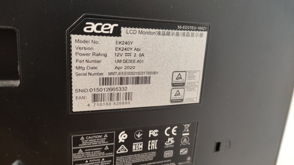 Komputer i5 12gb ram  z monitorem 24 acer