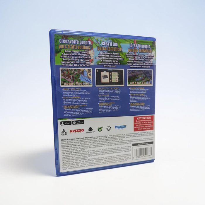 Na Lewara Gra PS5 RollerCoaster Tycoon Adventures Deluxe