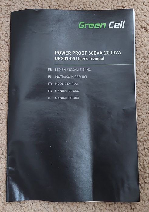 UPS Green Gell POWER PROOF 600VA-2000VA