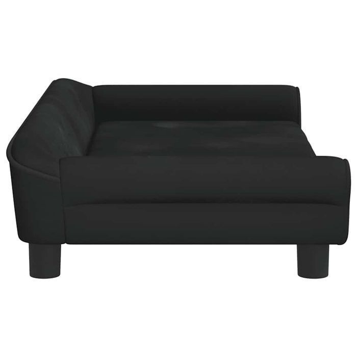 Vidaxl Legowisko Dla Psa, Czarne, 100X50X21 Cm, Aksamitne