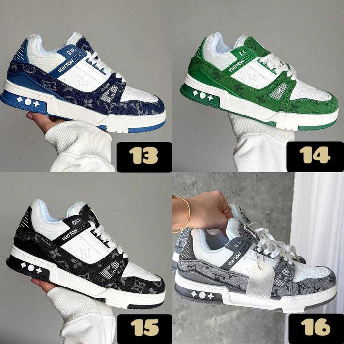 Кросівки Louis Vuitton різних кольорів | Унісекс | Розміри 36 - 45