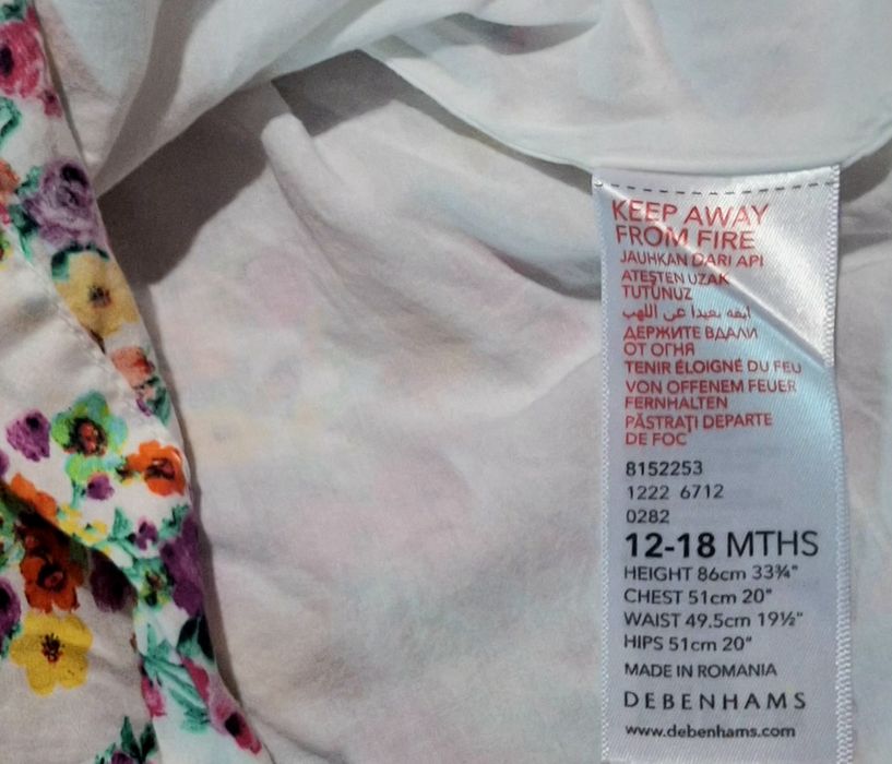 Johnny Rocha sukieneczka dla dziewczynki 12-18 miesiecy