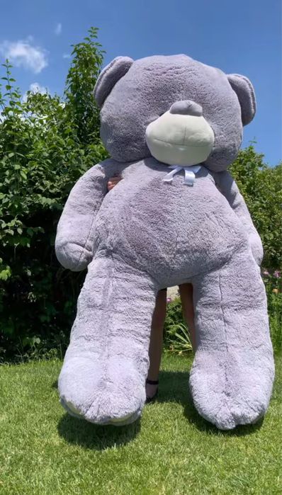 Ведмедик 300 см Сірий колір