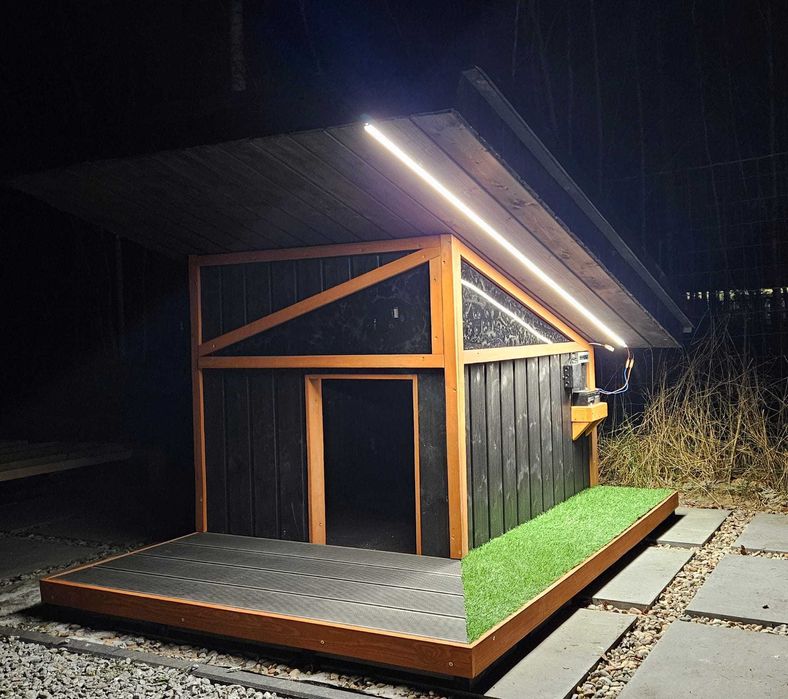 Buda dla psa ocieplona i OGRZWEANA jedyna w POLSCE