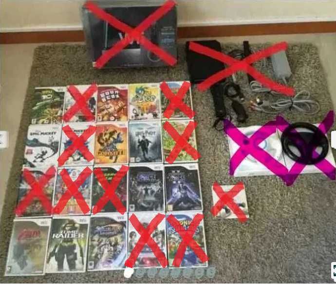 2 Consolas WII + 2 volantes + 21 jogos