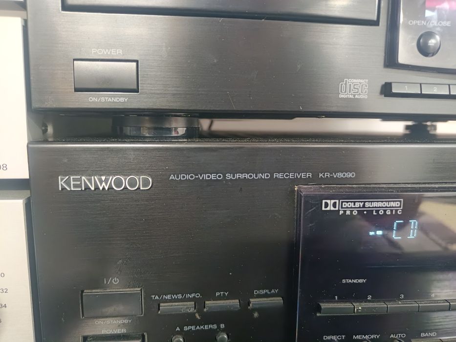 Amplituner Kenwood kr 8090 z odtwarzaczem CD  DP1050