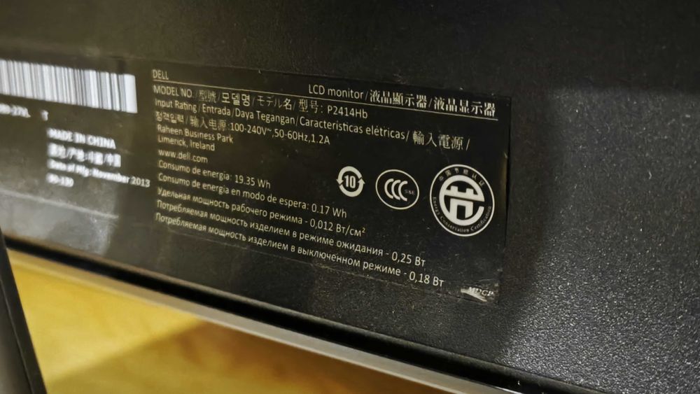 Монитор Dell P2414HB - 23.8" FullHD (1920x1080) IPS!