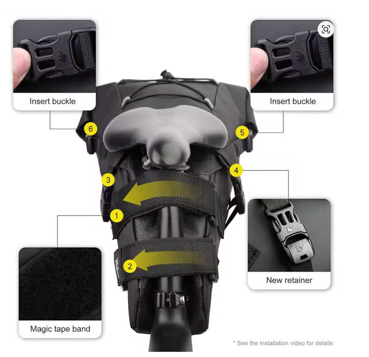 Cумка байкпакінг турінг подсидельная гревел баул велоподорожі походи