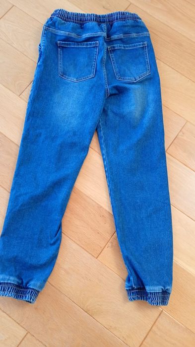 Grube jeansy 158