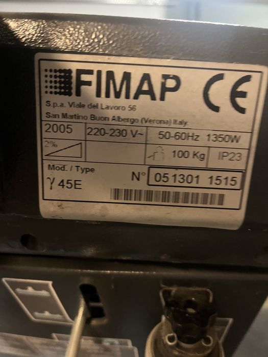 Maquina lavadira aspiradora Fimap