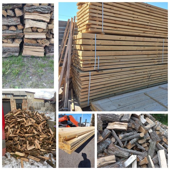 Дрова Колоті,Дуб,Граб,Вільха,Береза,Доска,Крокви,Пиломатеріали