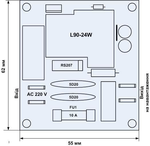 Soft start ( плата плавного пуску). Фільтр.