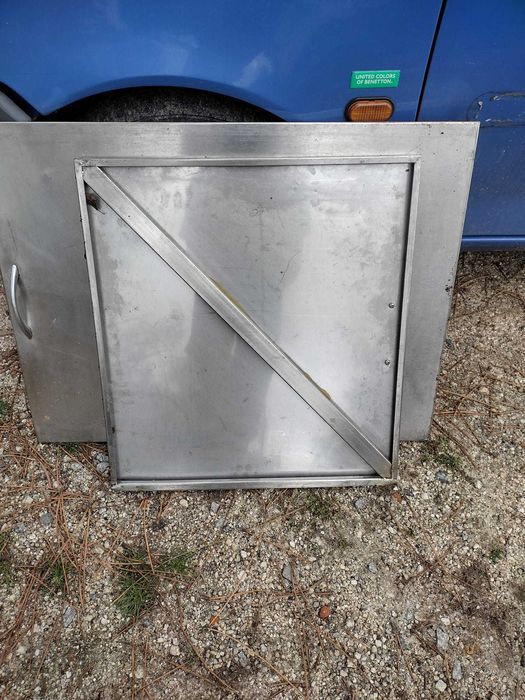 Porta de armário INOX (várias medidas)