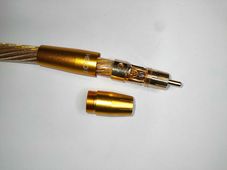 Kabel Odin Gold 2 x 1,5m Przewód Interkonekt RCA cinch