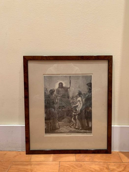 8 quadros Lusiadas com moldura em Madeira