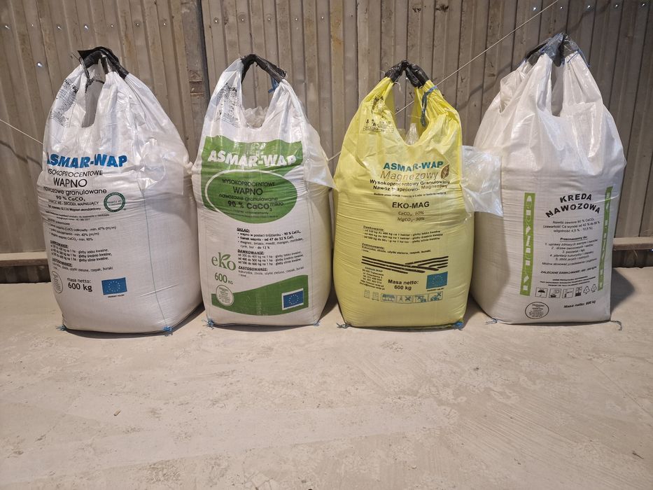 Czarna kreda, wapno nawozowe granulowane węglanowe magnezowe i kreda