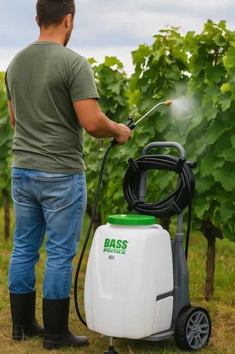 BASS POLSKA Opryskiwacz Akumulatorowy Elektryczny Wózkowy 40l BP8644