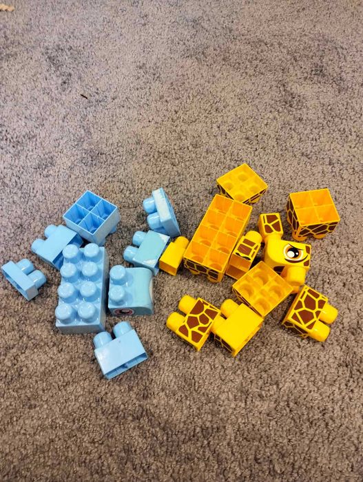 Wader Baby Blocks Safari żyrafa i lama