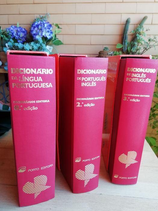 3 dicionários Ingl-Port-Ingl  Língua Portuguesa