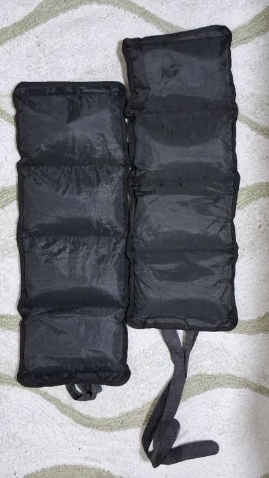 Halteres maleável Tornozelos 5kg cada Musculação Treino