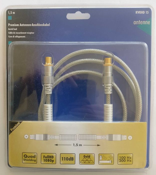 Kabel podłączeniowy IEC 1,5m SCHWAIGER KVKHD15