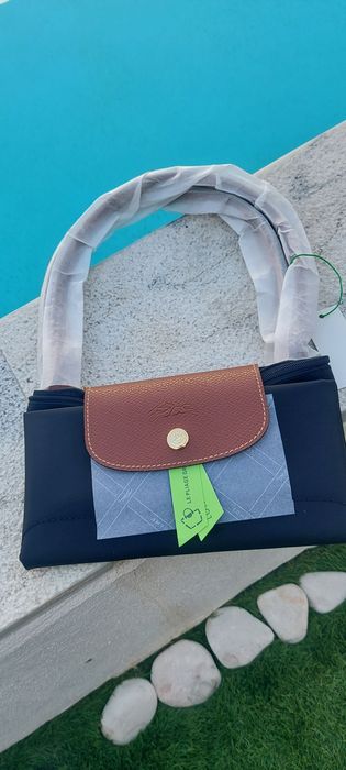 Longchamp Preta Tamanho Médio