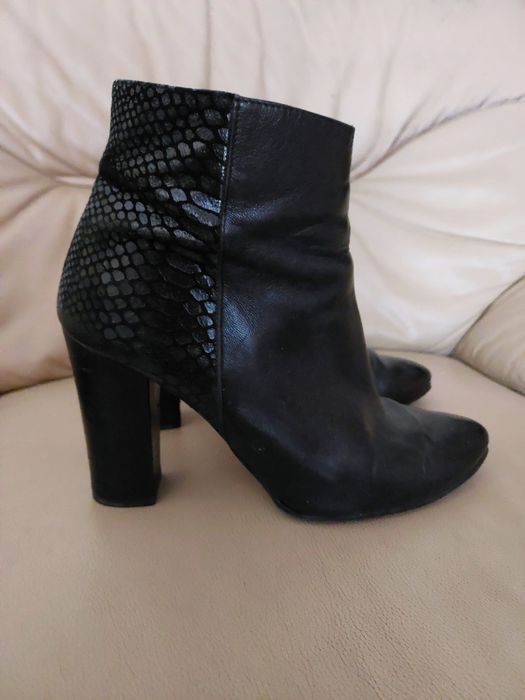 Botki skórzane w roz 39.