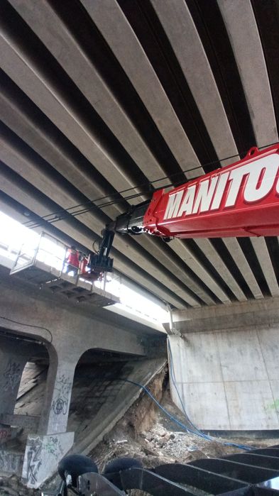 Manitou Mrt 2150 lub MRT 2540, Mrt 2550 wynajme również z obsługą.