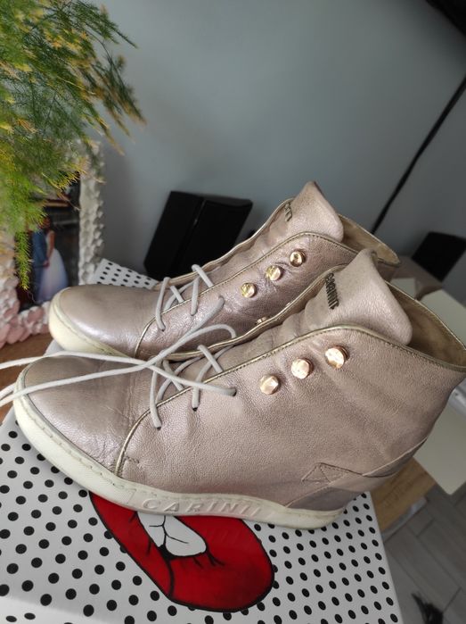Sneakersy skóra naturalna carinii