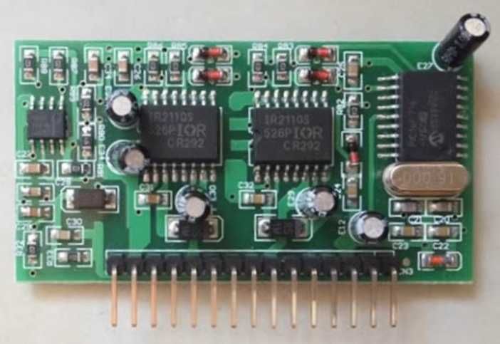 PIC16F716+IR2110S. Плата инвертора.