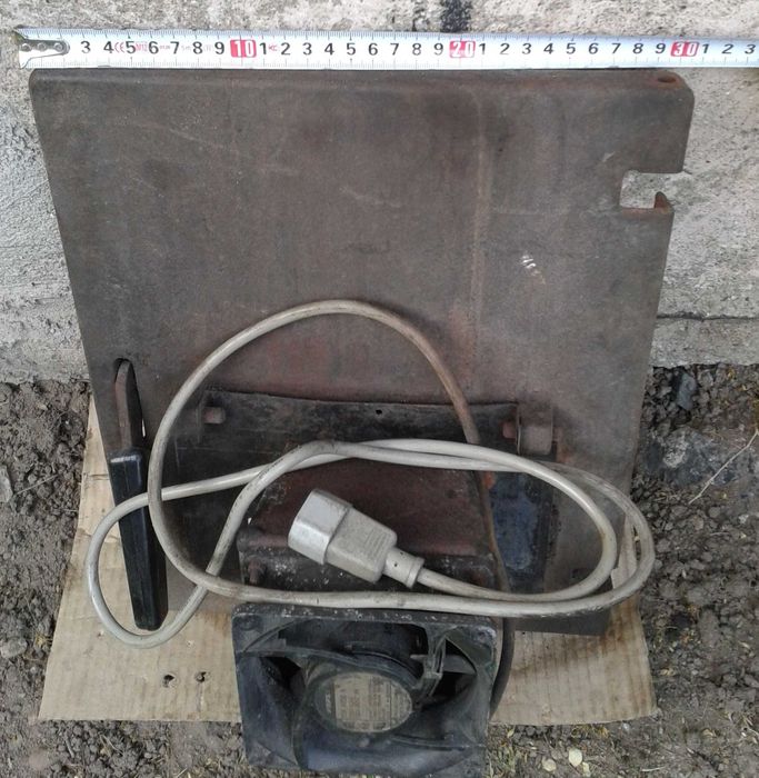 Drzwiczki dolne do pieca kotła SWK Zębiec 14kW + wentylator - komplet.