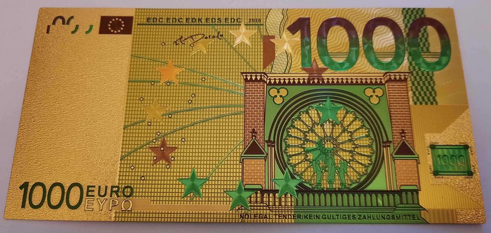 Banknot Kolekcjonerski 1000 Euro Bydgoszcz • OLX.pl
