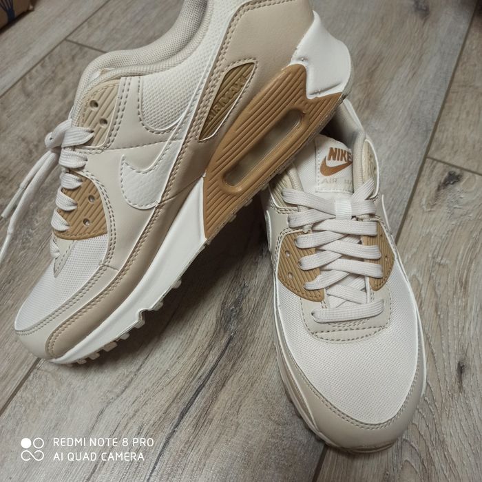 Оригінальні жіночі кросівки Nike Air Max 90 Beige (DH8010-004)