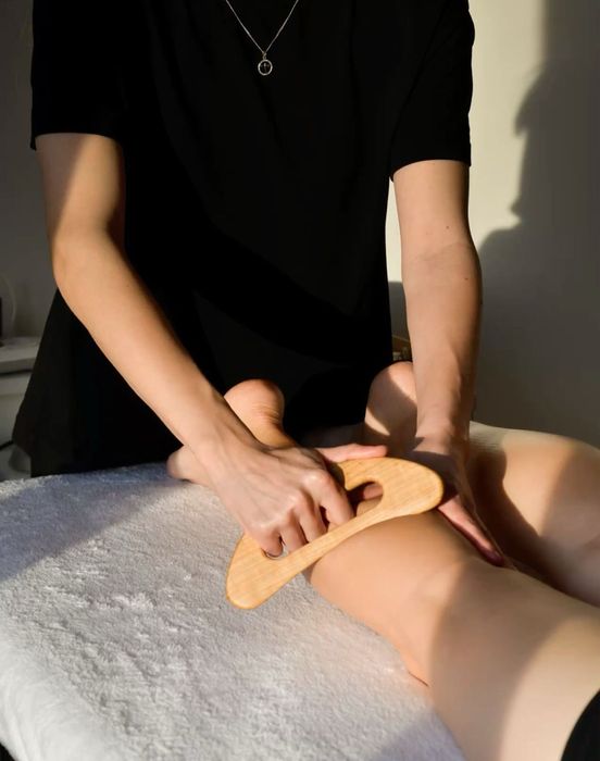 Масаж тіла, антицелюлітний, медовий, тейпи