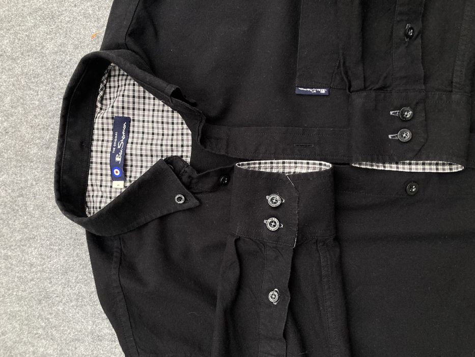 Czarna koszula męska 36 Ben Sherman #czarnakoszula36 #bensherman