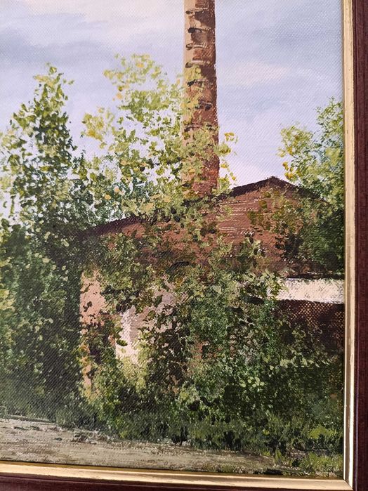 Pintura Original "Greenery #2" – Andrea Krauß (Com Certificado)
