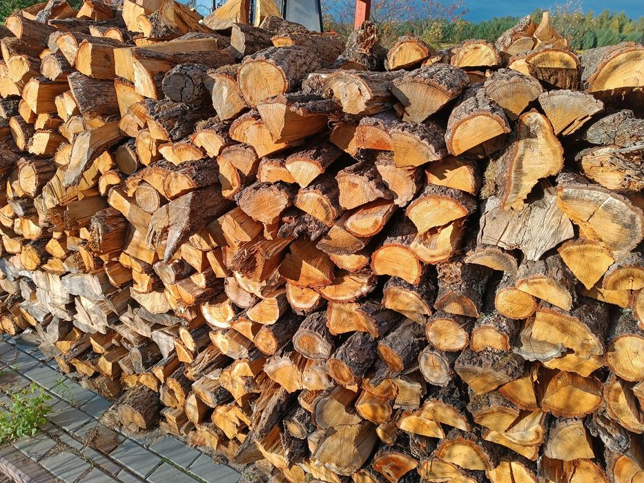 Drewno kominkowe, opałowe, dąb, suche.