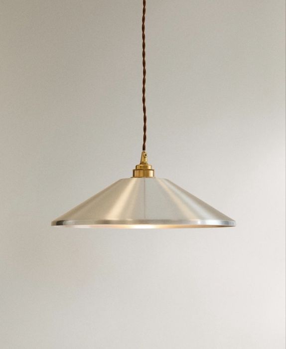 Candeeiro de Tecto Alumínio Zara Home NOVO