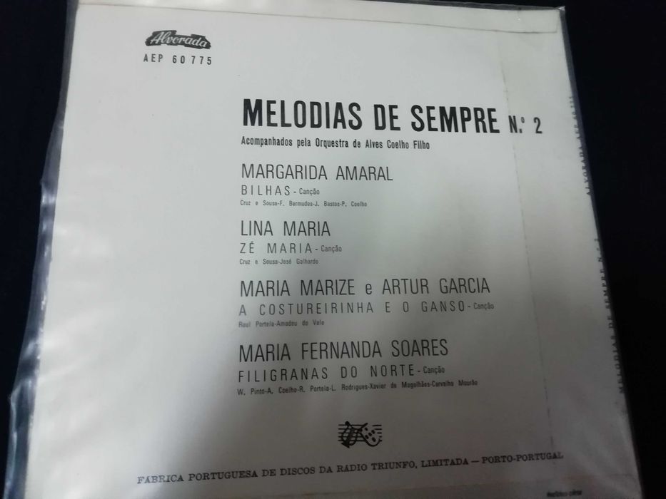 Vinil - Melodias de sempre nº 1 e 2