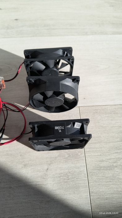 Wentylator 12v  3 sztuki