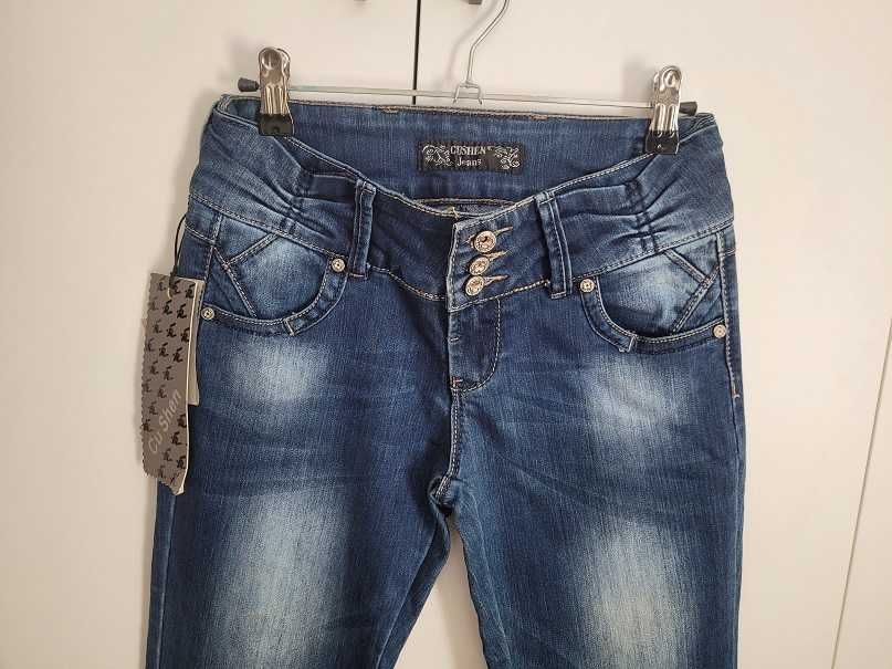 Granatowe rurki jeansy Rozmiar XS /S