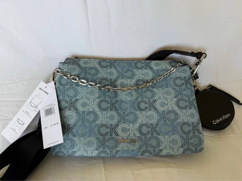 Mala Calvin Klein original estilo crossbody, nova e nunca usada, com etiquetas originais.